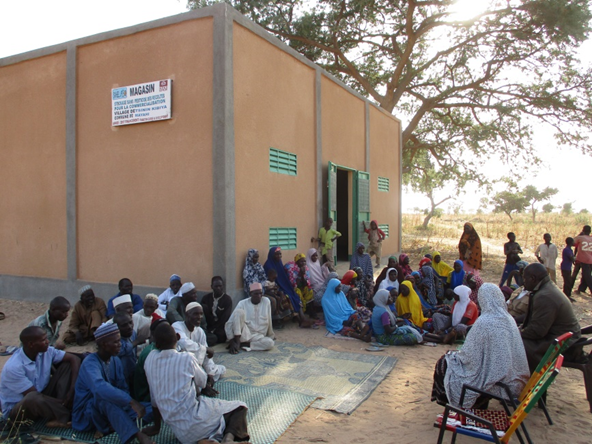 Séance de sensibilisation autour du magasin de stockage de Tsinin Kibiya